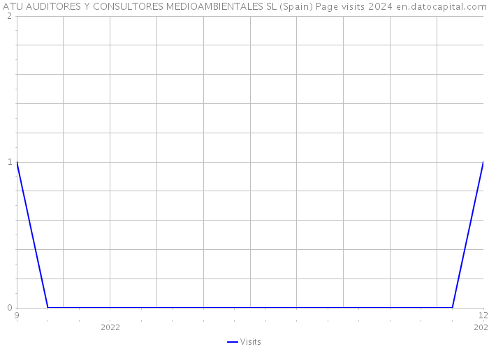 ATU AUDITORES Y CONSULTORES MEDIOAMBIENTALES SL (Spain) Page visits 2024 