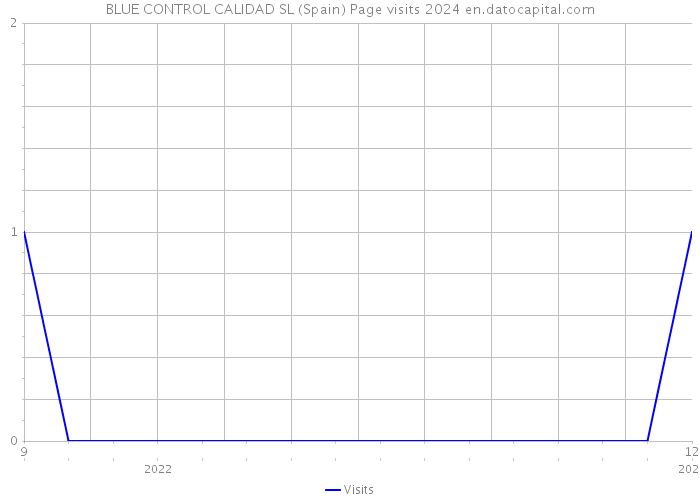 BLUE CONTROL CALIDAD SL (Spain) Page visits 2024 