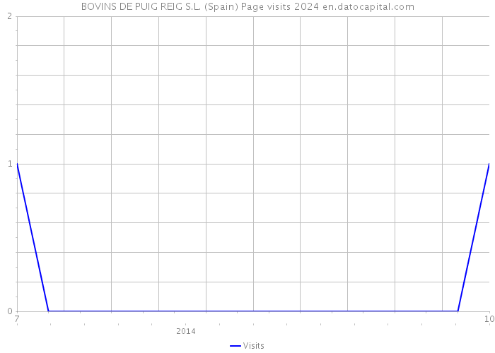 BOVINS DE PUIG REIG S.L. (Spain) Page visits 2024 