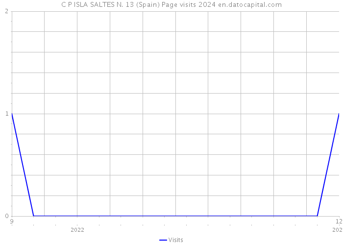 C P ISLA SALTES N. 13 (Spain) Page visits 2024 
