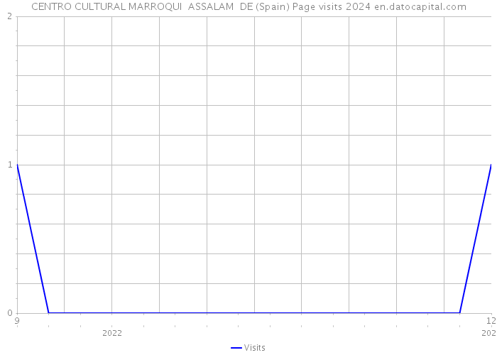 CENTRO CULTURAL MARROQUI ASSALAM DE (Spain) Page visits 2024 