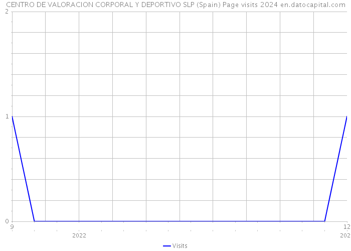 CENTRO DE VALORACION CORPORAL Y DEPORTIVO SLP (Spain) Page visits 2024 