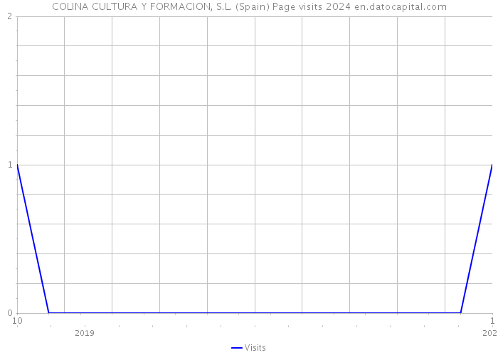 COLINA CULTURA Y FORMACION, S.L. (Spain) Page visits 2024 