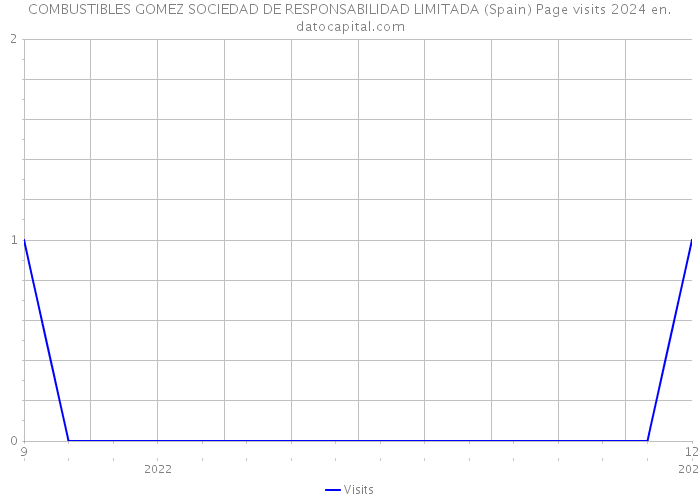 COMBUSTIBLES GOMEZ SOCIEDAD DE RESPONSABILIDAD LIMITADA (Spain) Page visits 2024 