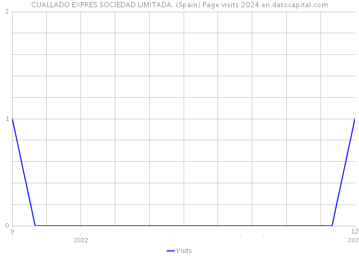 CUALLADO EXPRES SOCIEDAD LIMITADA. (Spain) Page visits 2024 
