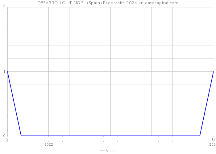 DESARROLLO LIPING SL (Spain) Page visits 2024 