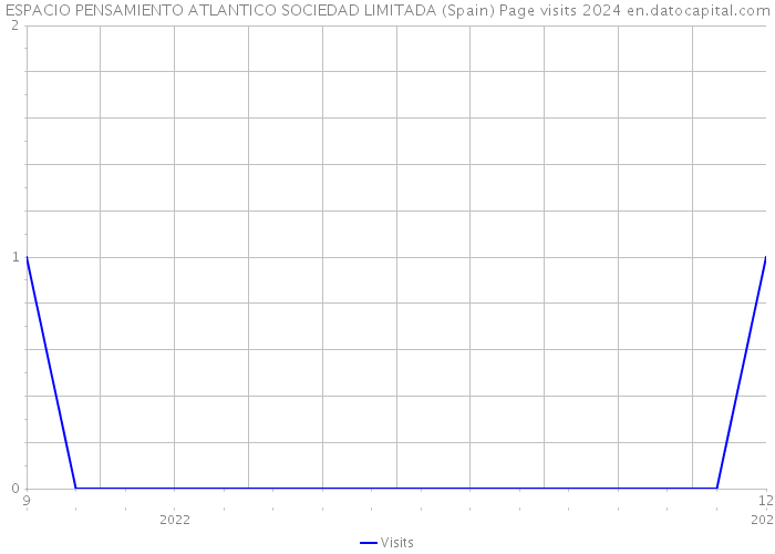 ESPACIO PENSAMIENTO ATLANTICO SOCIEDAD LIMITADA (Spain) Page visits 2024 