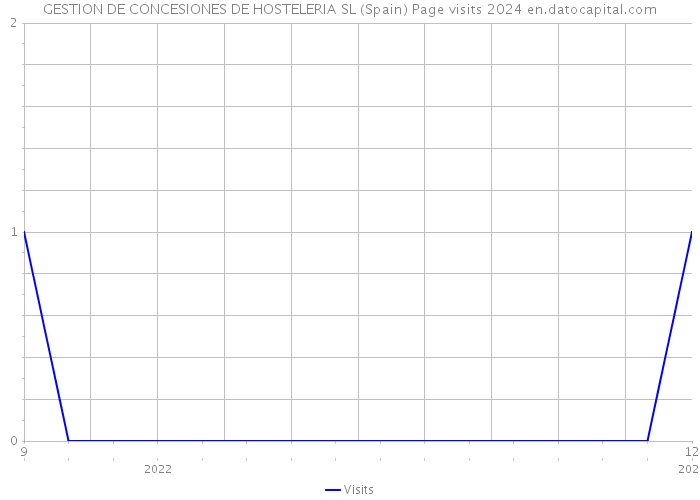 GESTION DE CONCESIONES DE HOSTELERIA SL (Spain) Page visits 2024 