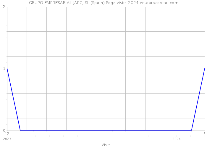 GRUPO EMPRESARIAL JAPC, SL (Spain) Page visits 2024 