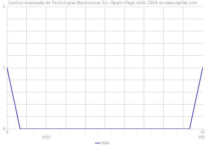 Gestion Avanzada de Tecnologias Electronicas S.L. (Spain) Page visits 2024 