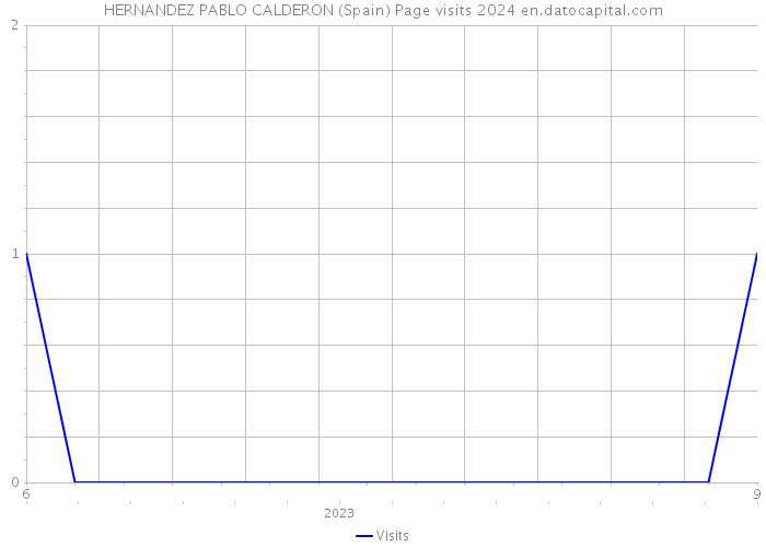 HERNANDEZ PABLO CALDERON (Spain) Page visits 2024 