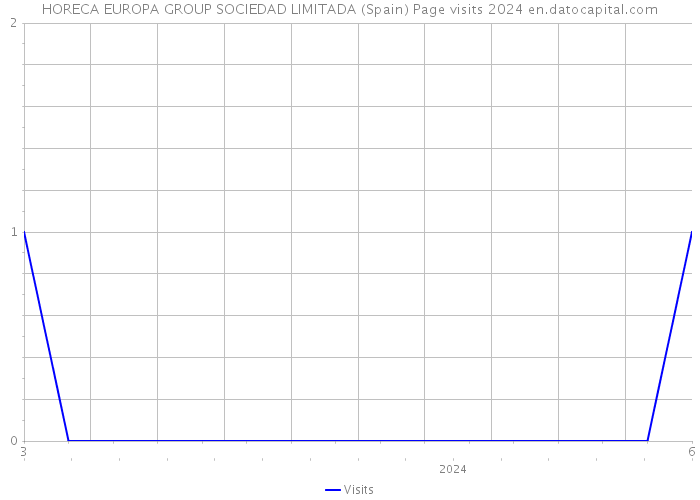 HORECA EUROPA GROUP SOCIEDAD LIMITADA (Spain) Page visits 2024 