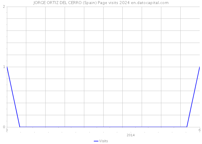 JORGE ORTIZ DEL CERRO (Spain) Page visits 2024 