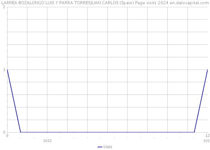 LARREA BOZALONGO LUIS Y PARRA TORRESJUAN CARLOS (Spain) Page visits 2024 