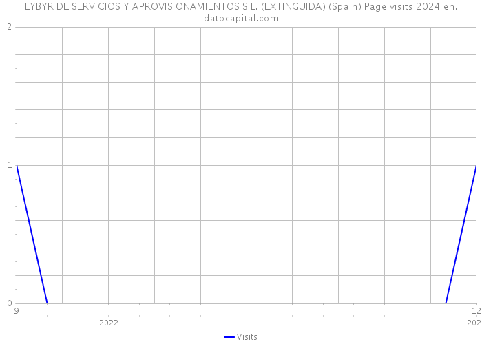 LYBYR DE SERVICIOS Y APROVISIONAMIENTOS S.L. (EXTINGUIDA) (Spain) Page visits 2024 