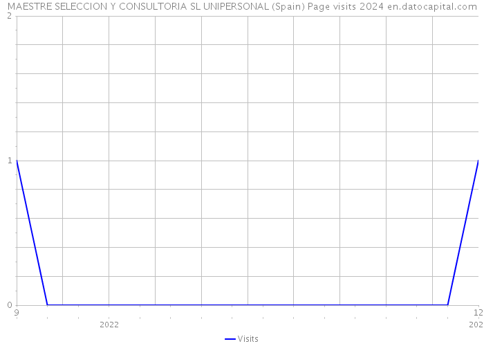 MAESTRE SELECCION Y CONSULTORIA SL UNIPERSONAL (Spain) Page visits 2024 