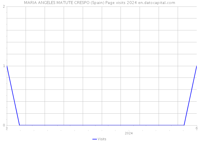 MARIA ANGELES MATUTE CRESPO (Spain) Page visits 2024 