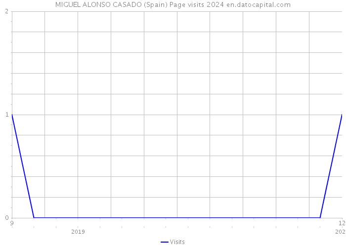 MIGUEL ALONSO CASADO (Spain) Page visits 2024 