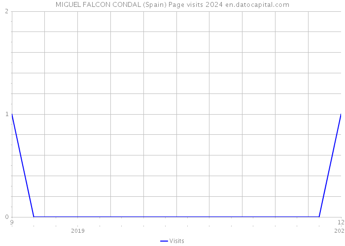 MIGUEL FALCON CONDAL (Spain) Page visits 2024 