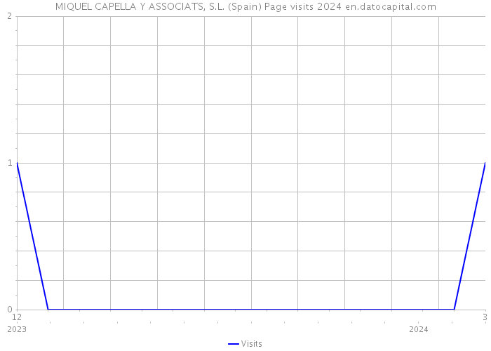 MIQUEL CAPELLA Y ASSOCIATS, S.L. (Spain) Page visits 2024 