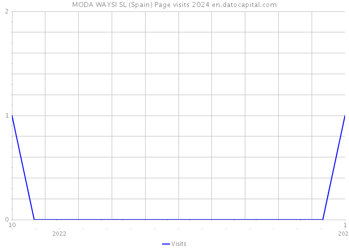 MODA WAYSI SL (Spain) Page visits 2024 