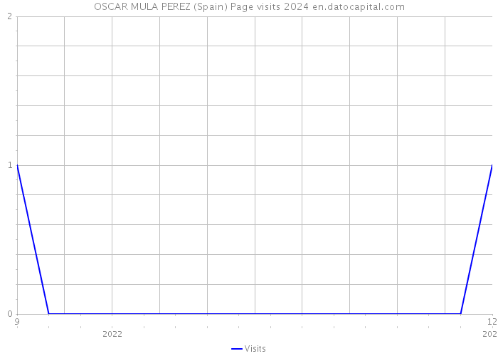 OSCAR MULA PEREZ (Spain) Page visits 2024 