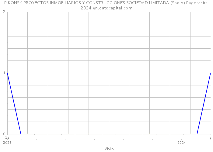 PIKONSK PROYECTOS INMOBILIARIOS Y CONSTRUCCIONES SOCIEDAD LIMITADA (Spain) Page visits 2024 