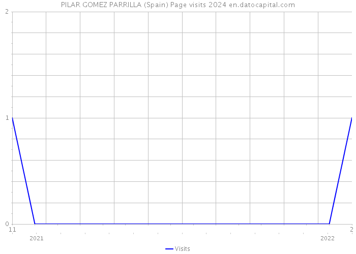 PILAR GOMEZ PARRILLA (Spain) Page visits 2024 