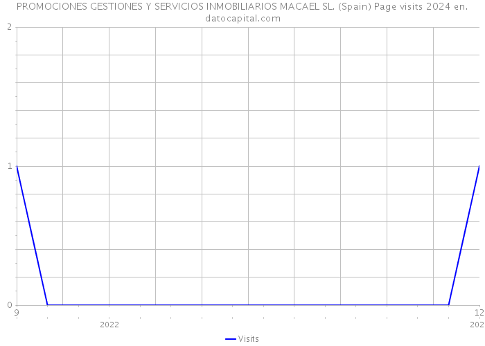 PROMOCIONES GESTIONES Y SERVICIOS INMOBILIARIOS MACAEL SL. (Spain) Page visits 2024 