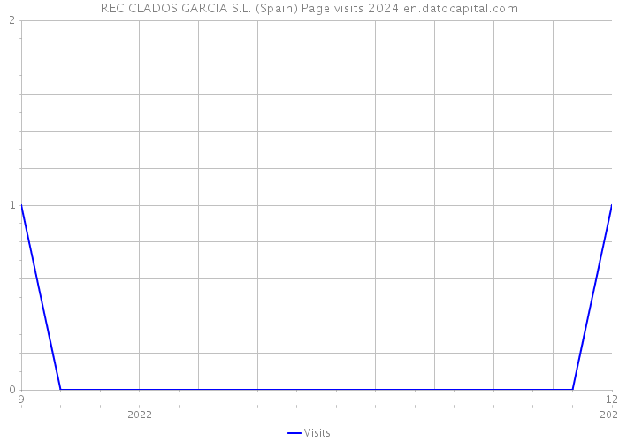 RECICLADOS GARCIA S.L. (Spain) Page visits 2024 