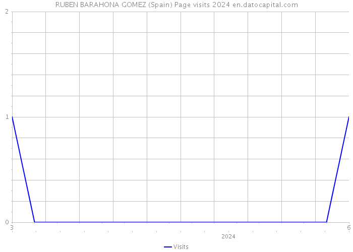 RUBEN BARAHONA GOMEZ (Spain) Page visits 2024 