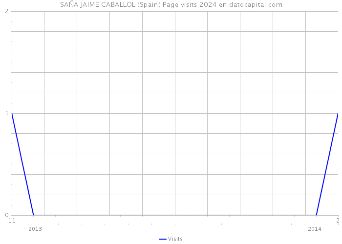SAÑA JAIME CABALLOL (Spain) Page visits 2024 