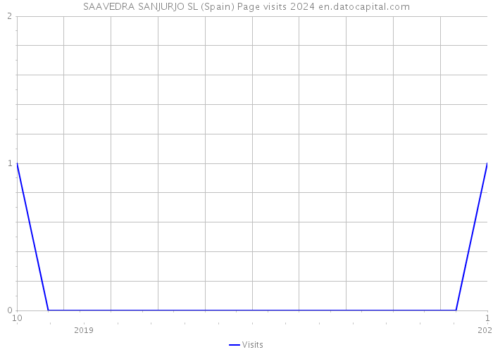 SAAVEDRA SANJURJO SL (Spain) Page visits 2024 