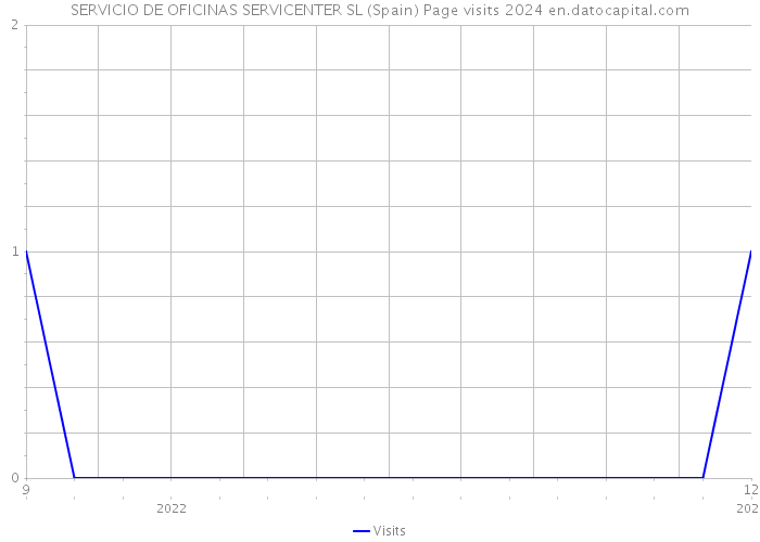 SERVICIO DE OFICINAS SERVICENTER SL (Spain) Page visits 2024 