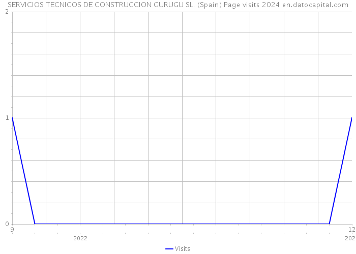 SERVICIOS TECNICOS DE CONSTRUCCION GURUGU SL. (Spain) Page visits 2024 