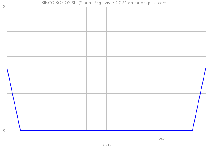 SINCO SOSIOS SL. (Spain) Page visits 2024 
