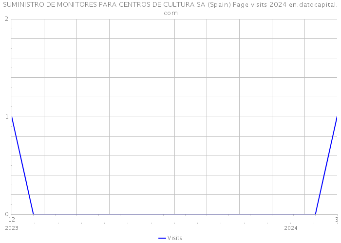 SUMINISTRO DE MONITORES PARA CENTROS DE CULTURA SA (Spain) Page visits 2024 