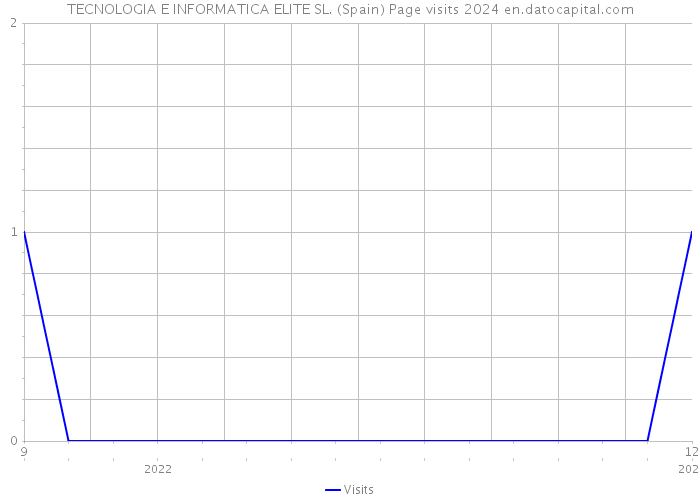 TECNOLOGIA E INFORMATICA ELITE SL. (Spain) Page visits 2024 