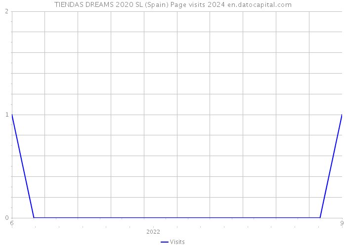 TIENDAS DREAMS 2020 SL (Spain) Page visits 2024 