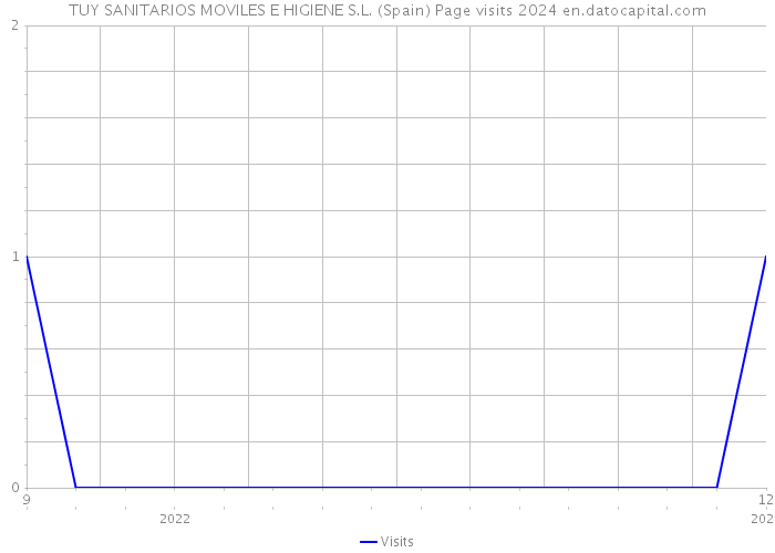 TUY SANITARIOS MOVILES E HIGIENE S.L. (Spain) Page visits 2024 