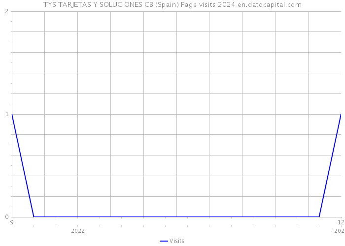 TYS TARJETAS Y SOLUCIONES CB (Spain) Page visits 2024 