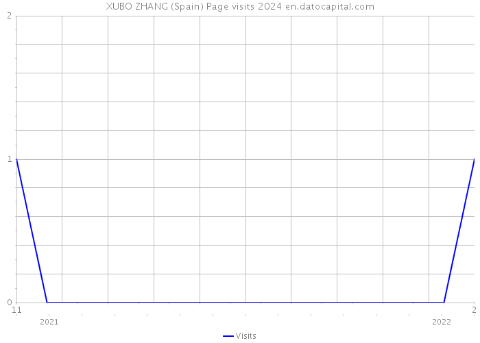 XUBO ZHANG (Spain) Page visits 2024 