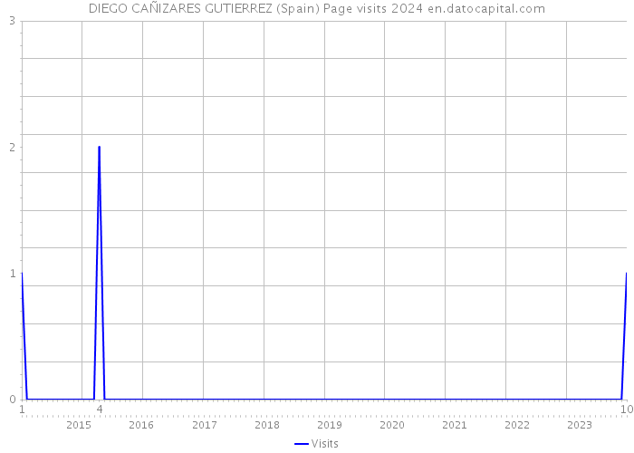 DIEGO CAÑIZARES GUTIERREZ (Spain) Page visits 2024 