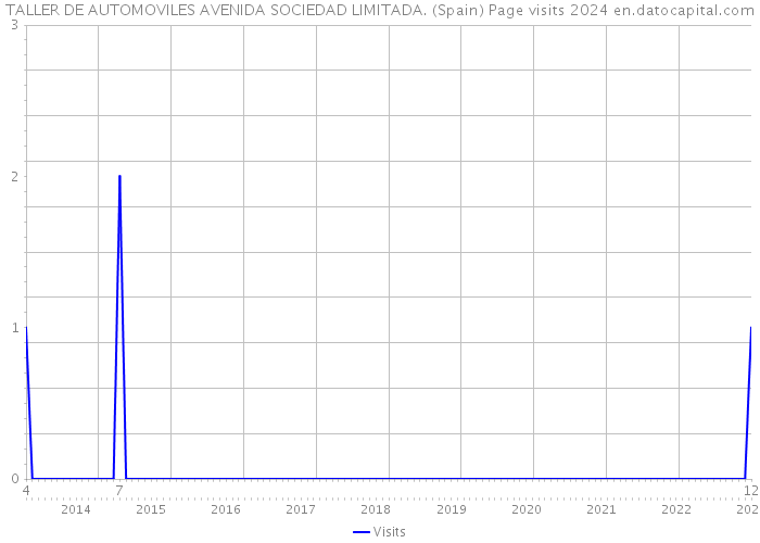 TALLER DE AUTOMOVILES AVENIDA SOCIEDAD LIMITADA. (Spain) Page visits 2024 