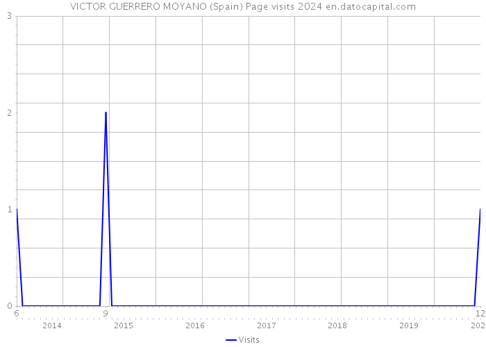 VICTOR GUERRERO MOYANO (Spain) Page visits 2024 