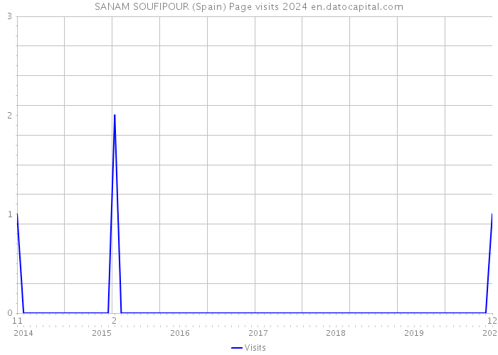 SANAM SOUFIPOUR (Spain) Page visits 2024 