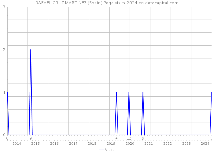 RAFAEL CRUZ MARTINEZ (Spain) Page visits 2024 