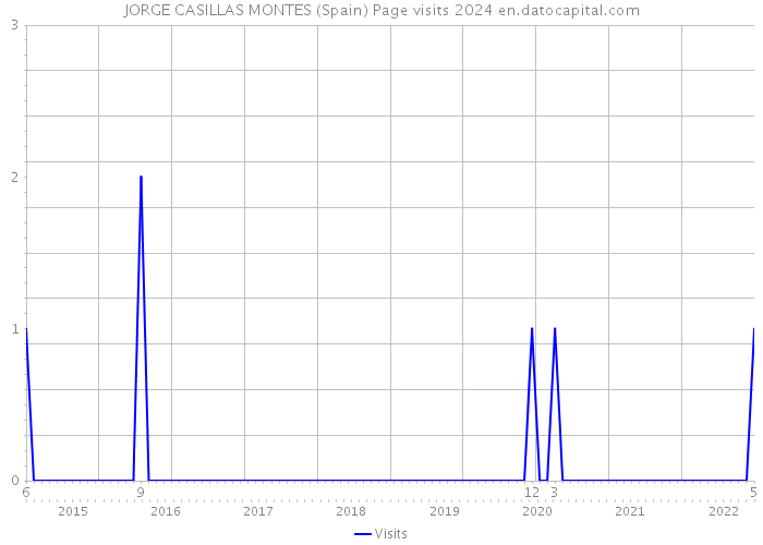 JORGE CASILLAS MONTES (Spain) Page visits 2024 