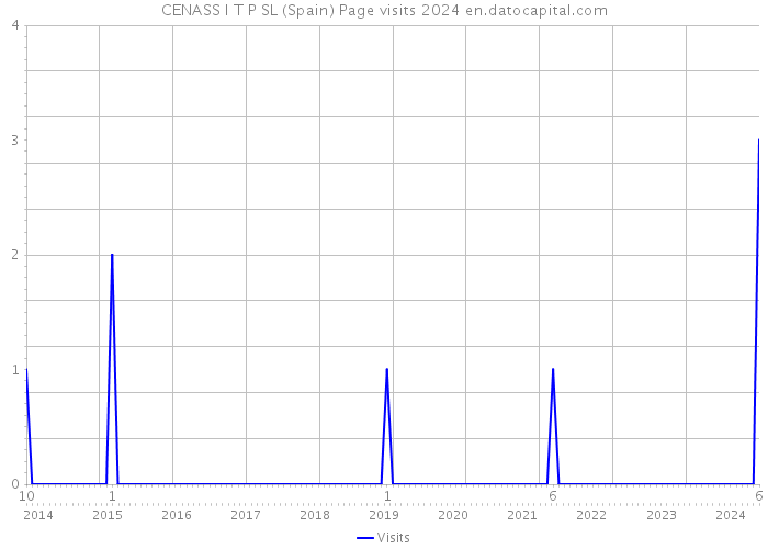 CENASS I T P SL (Spain) Page visits 2024 