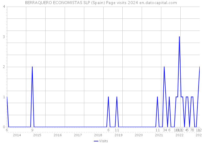 BERRAQUERO ECONOMISTAS SLP (Spain) Page visits 2024 